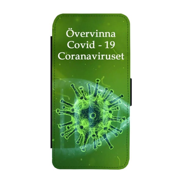 Övervinna Coronaviruset Covid-19 iPhone 14 Pro Plånboksfodral multifärg