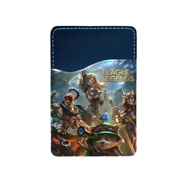 LOL League Of Legends Självhäftande Korthållare För Mobiltelefon multifärg one size