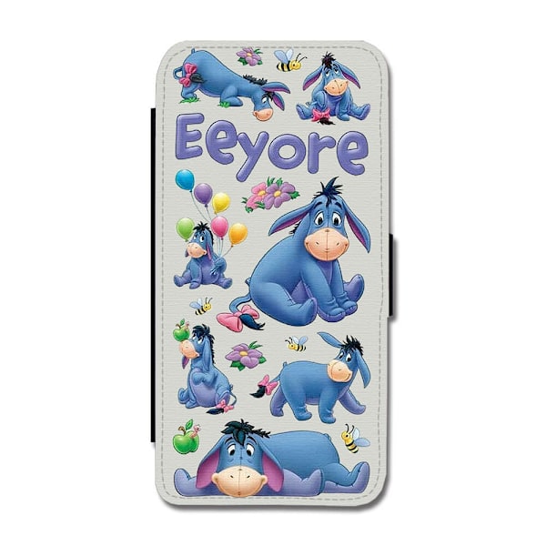 Nalle Puh Åsna Ior Samsung Galaxy S8 Flip Mobilfodral