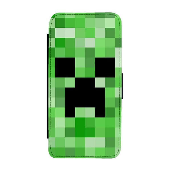 Minecraft Creeper Samsung Galaxy A32 4G Flip Mobilfodral