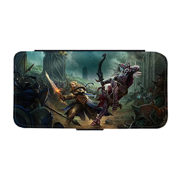 WOW Battle For Azeroth Samsung Galaxy A55 5G Flip Mobilfodral