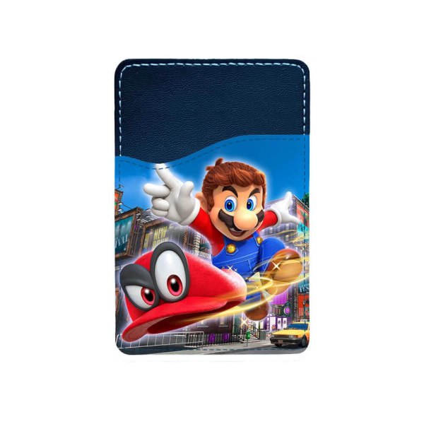 Mario Odyssey Självhäftande Korthållare För Mobiltelefon multifärg one size