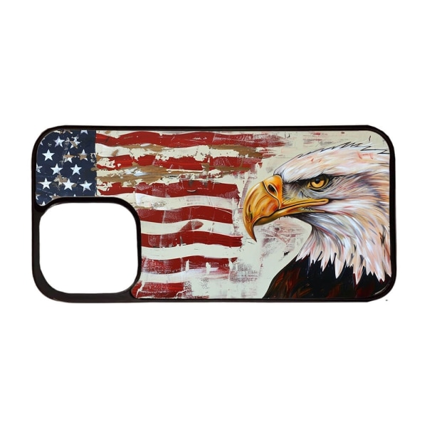 USA Örn Flagga iPhone 15 Plus Skal multifärg