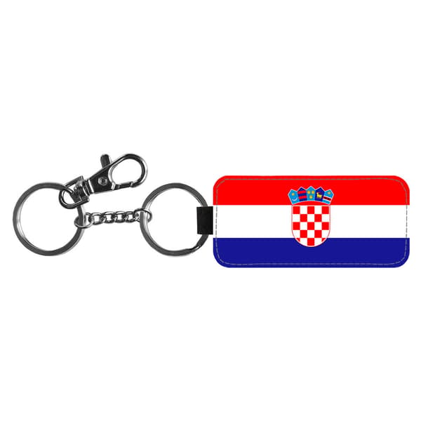 Kroatien Flagga Nyckelring