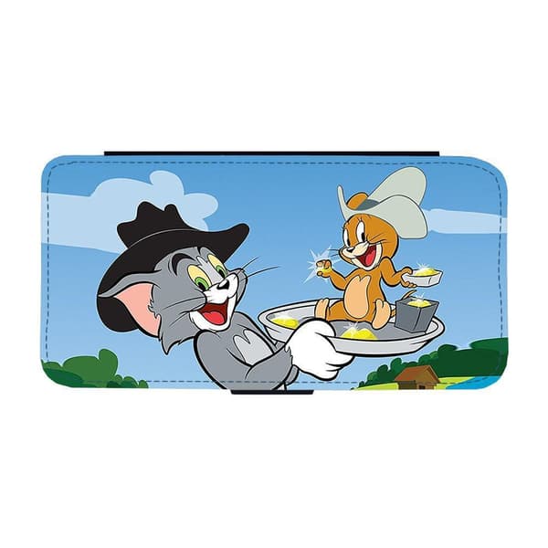 Tom and Jerry iPhone 12 Mini Flip Mobilfodral