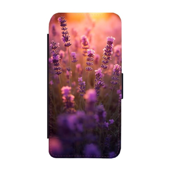 Blommor Lavendel iPhone 12 Mini Plånboksfodral multifärg