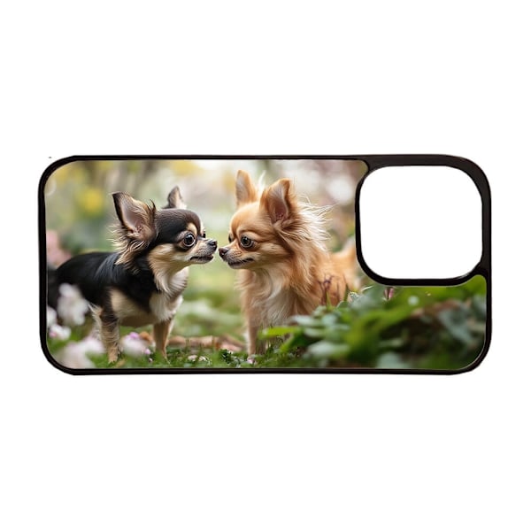 Långhårig Chihuahua iPhone 12/iPhone 12 Pro Skal