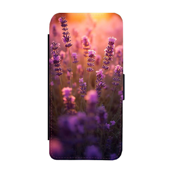 Blommor Lavendel Google Pixel 6a Flip Mobilfodral