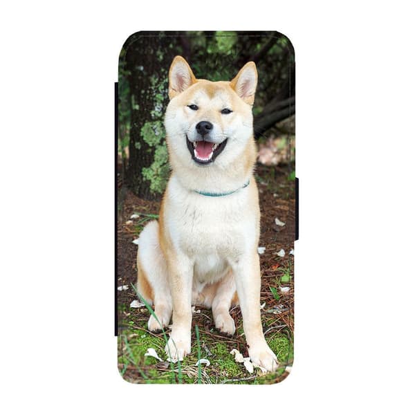 Skrattande Hund iPhone 12 Pro Max Flip Mobilfodral