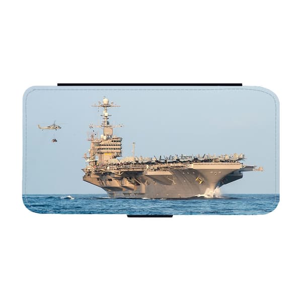 Hangarfartyg Samsung Galaxy A21s Flip Mobilfodral
