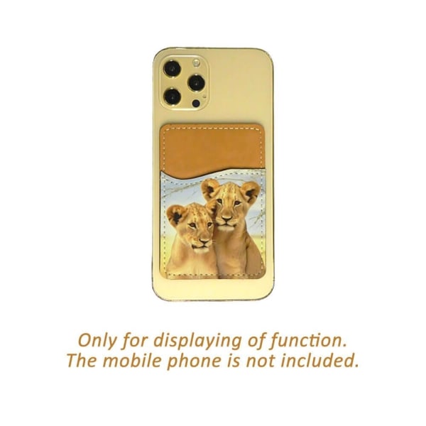 Horoskop Lejonet Självhäftande Korthållare För Mobiltelefon multifärg