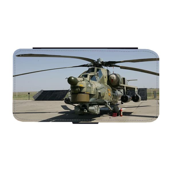 Mil Mi-28 Stridshelikopter iPhone 13 Pro Max Flip Mobilfodral