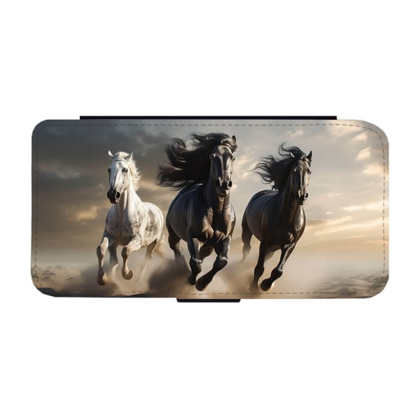 Arabisk Häst iPhone 15 Plus Plånboksfodral multifärg