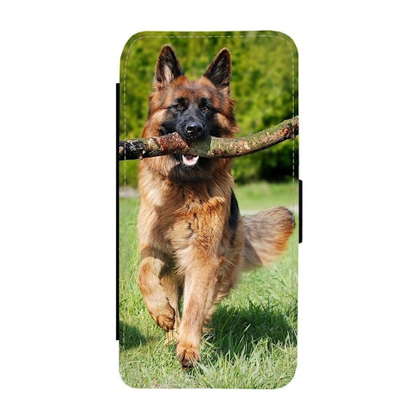 Tysk Schäferhund iPhone 16 Pro Flip Mobilfodral