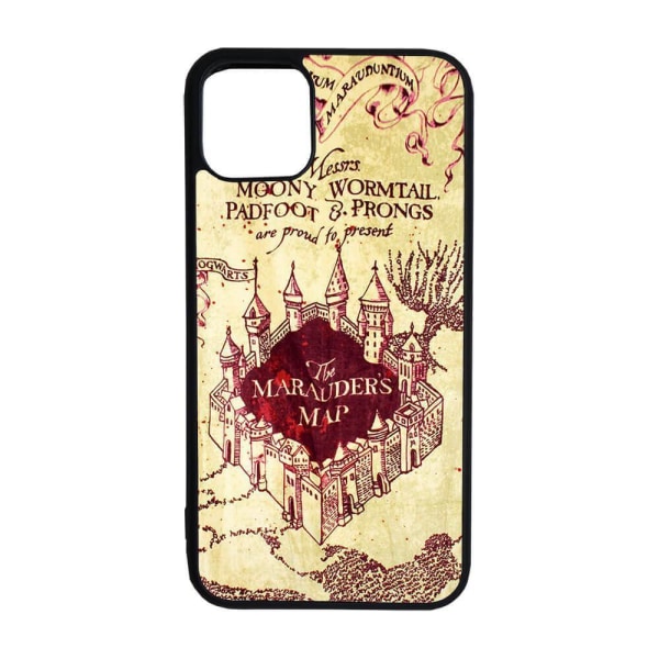 Harry Potter Marauder's Map iPhone 14 Pro Max Skal multifärg