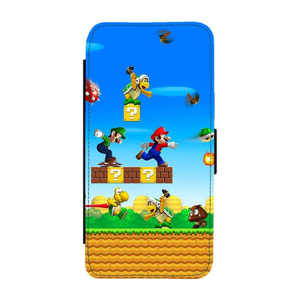 Super Mario iPhone 12 / iPhone 12 Pro Plånboksfodral multifärg