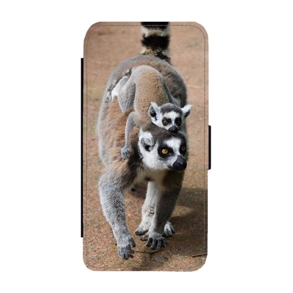 Lemurer iPhone 12 / iPhone 12 Pro Plånboksfodral multifärg