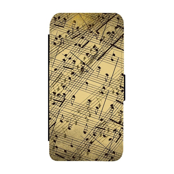 Musiknoter iPhone 12 Pro Max Flip Mobilfodral