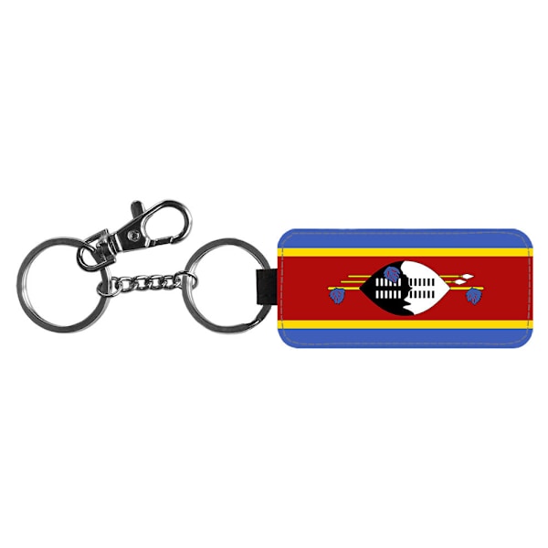 Eswatini Flagga Nyckelring