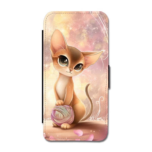 Tecknad Abessinier Katt Samsung Galaxy S20+ Flip Mobilfodral