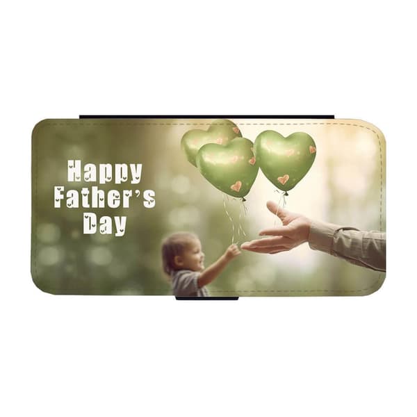 Happy Father's Day iPhone 14 Pro Flip Mobilfodral