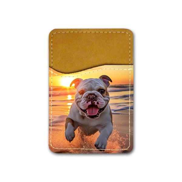 Engelsk Bulldogg Självhäftande Korthållare För Mobiltelefon multifärg one size