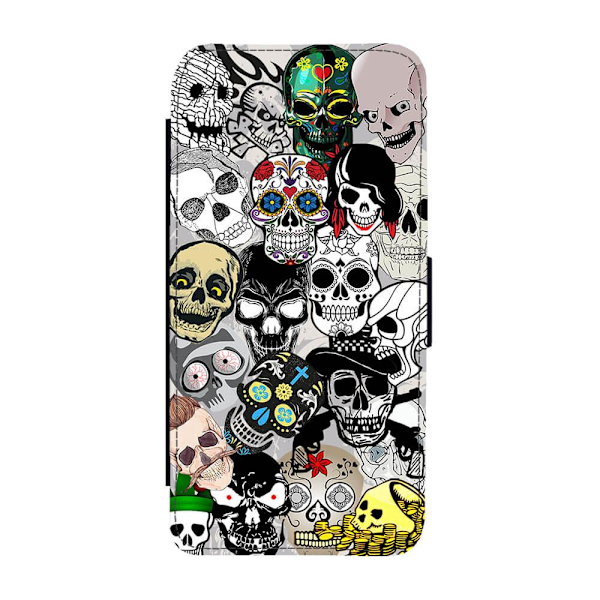 Döskallar Samsung Galaxy S8+ Flip Mobilfodral
