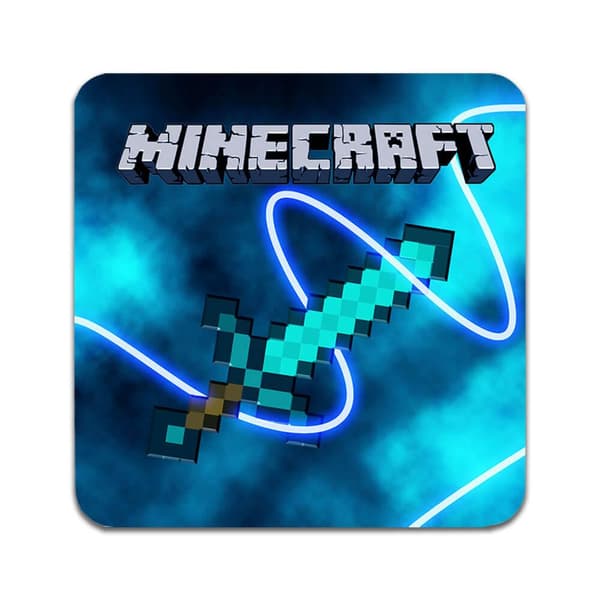 2 ST Minecraft Diamantsvärd Underlägg