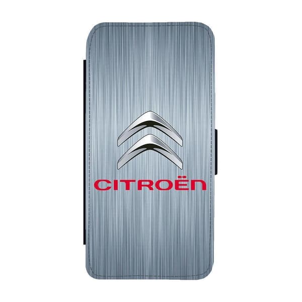 Citroen 2009 Logo iPhone 14 Flip Mobilfodral