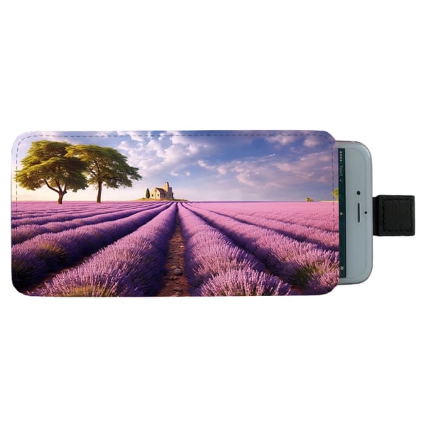 Lavendelfält Universal Mobilväska multifärg
