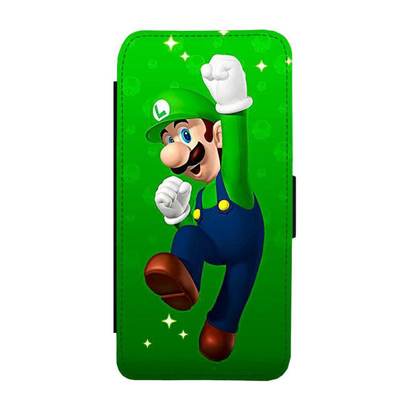 Super Mario Luigi iPhone 12 / iPhone 12 Pro Plånboksfodral multifärg