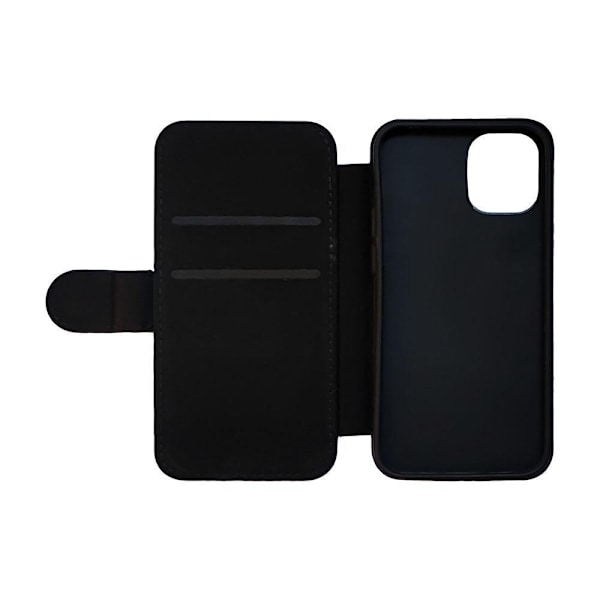 Gullig Tecknad Gris iPhone 12 Pro Max Flip Mobilfodral