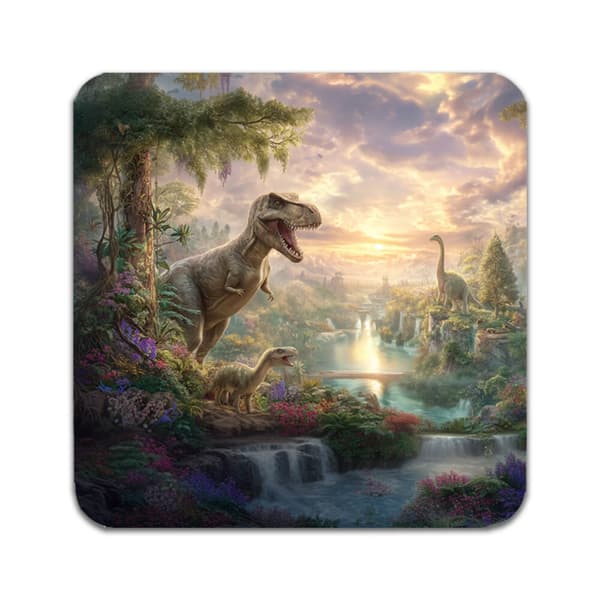 4 ST Dinosaurier Underlägg