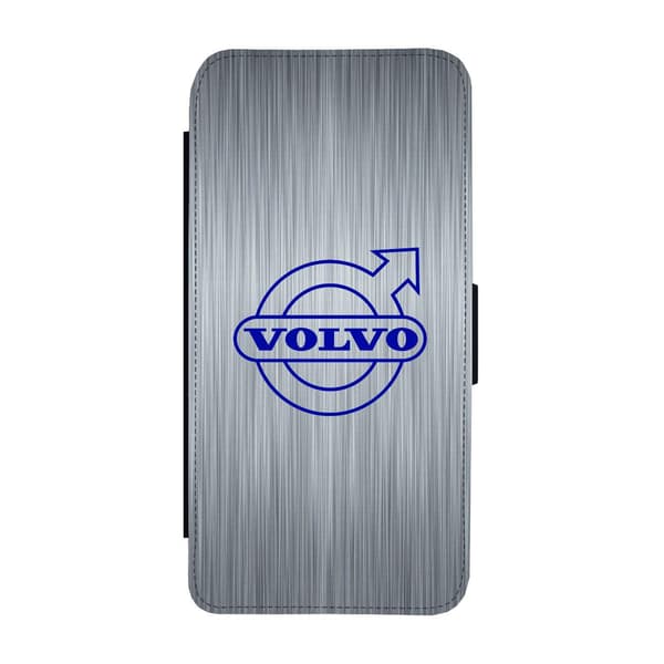 Volvo Logo iPhone 12 Pro Max Flip Mobilfodral