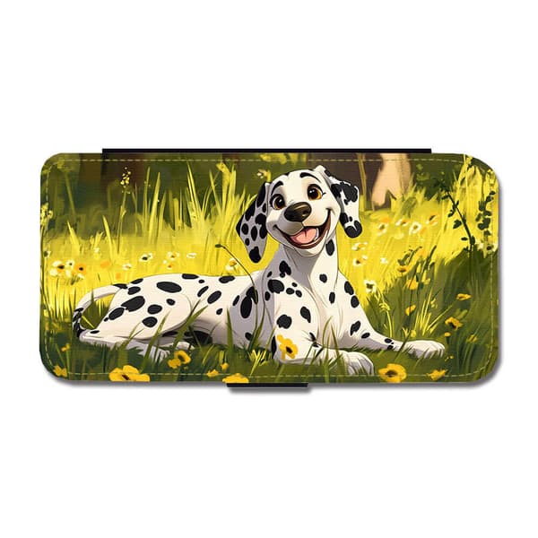 Barn Söt Tecknad Dalmatiner Hund Google Pixel 7a Flip Mobilfodral