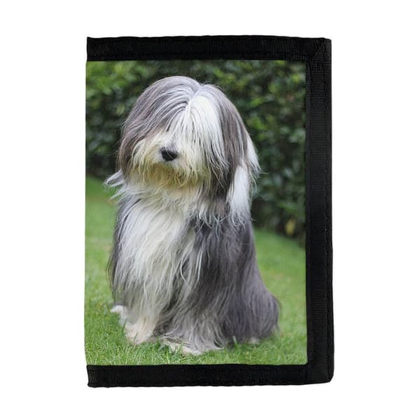 Hund Bearded Collie Plånbok