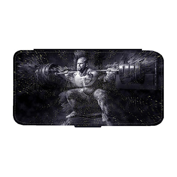 Tyngdlyftning iPhone 16 Plus Flip Mobilfodral