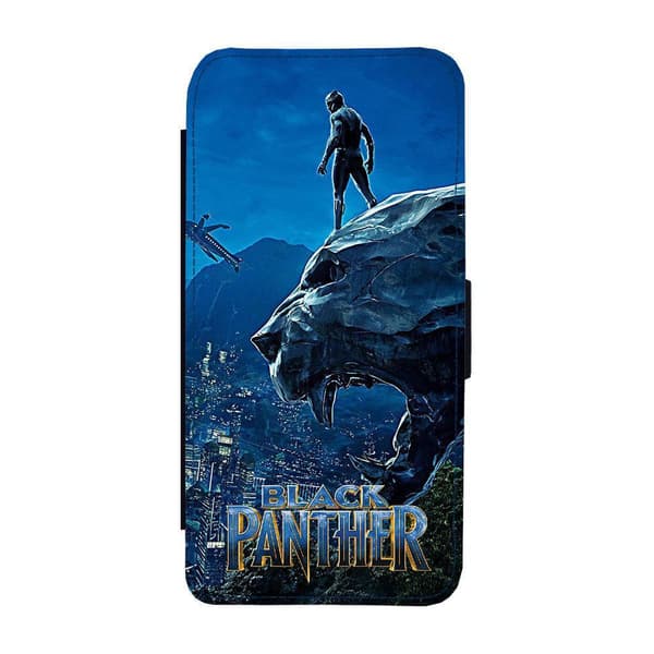 Black Panther iPhone 13 Flip Mobilfodral