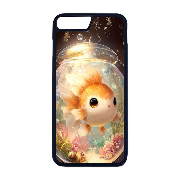 Söt Tecknad Guldfisk iPhone 7/iPhone 8 Mobiltelefon Skal