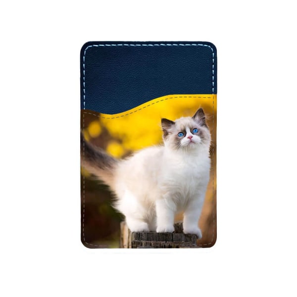 Katt Ragdoll Självhäftande Korthållare För Mobiltelefon multifärg one size