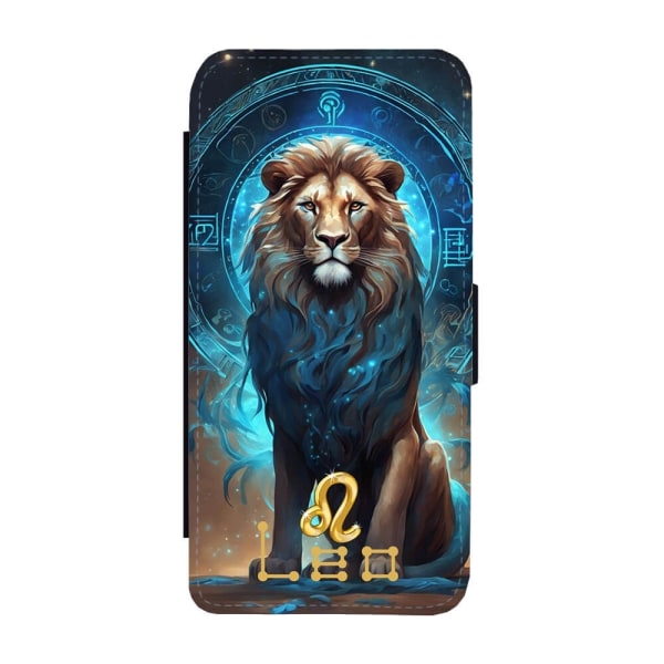 Stjärntecken Lejonet iPhone 12 Mini Plånboksfodral multifärg