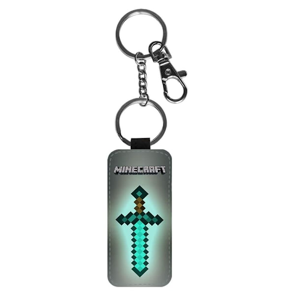 Minecraft Diamantsvärd Nyckelring