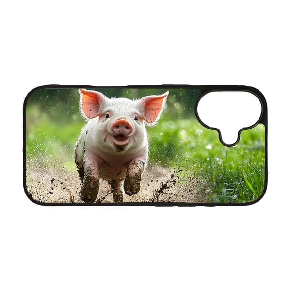 Husdjur Gris iPhone 16 Skal