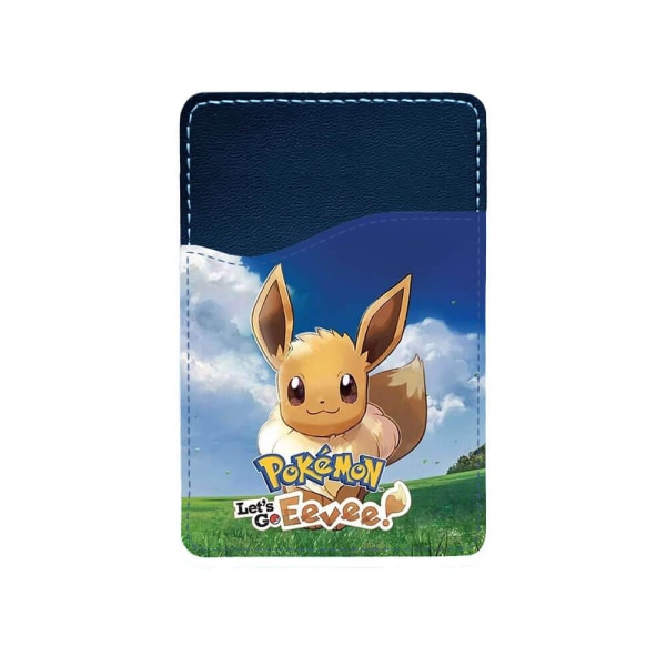 Pokemon Eevee Självhäftande Korthållare För Mobiltelefon multifärg one size