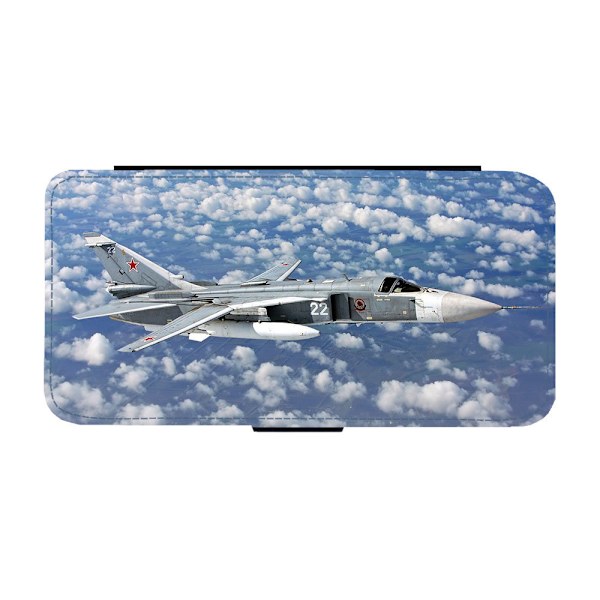 Sukhoi Su-24 Attackflygplan Google Pixel 6a Flip Mobilfodral