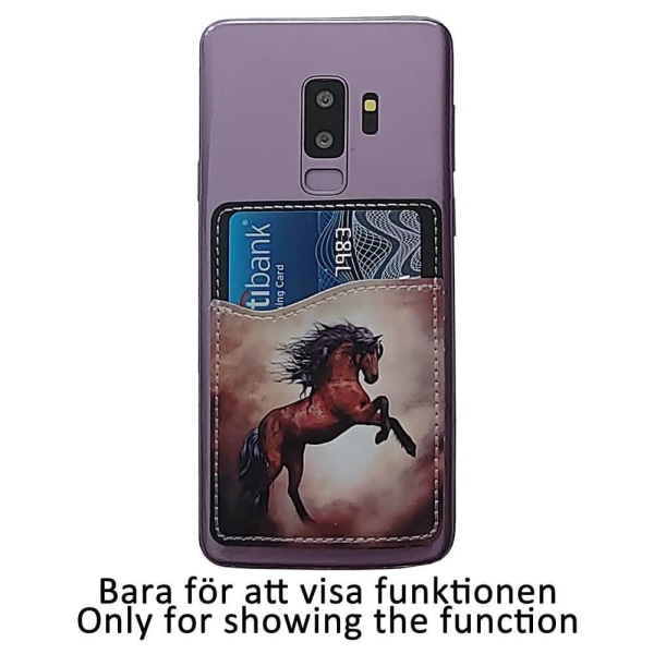 Häst Självhäftande Korthållare För Mobiltelefon multifärg one size