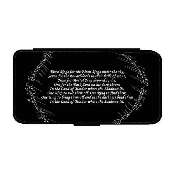 Sagan om Ringen Black Speech Samsung Galaxy A15 5G Flip Mobilfodral