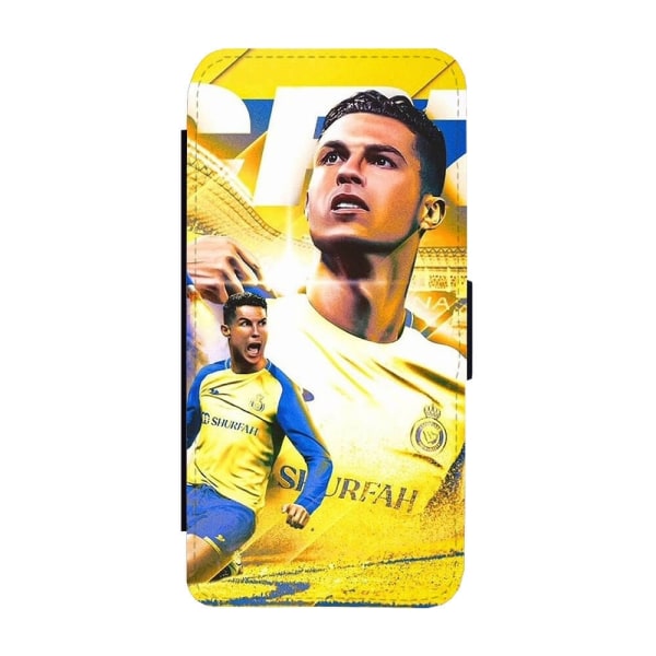 Cristiano Ronaldo 2023 Al-Nassr iPhone 15 Plus Plånboksfodral multifärg