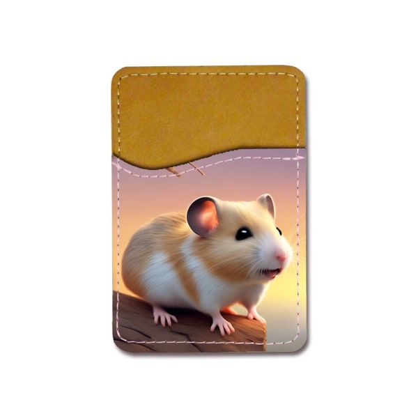 Barn Tecknad Hamster Självhäftande Korthållare För Mobiltelefon multifärg