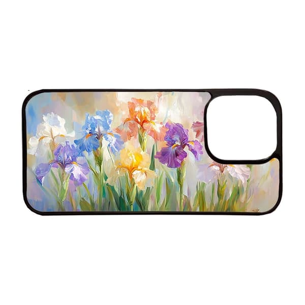 Blomma Iris Målning iPhone 14 Pro Skal